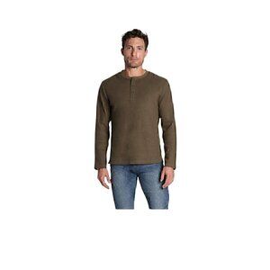 Jachs New Yorkl Henley Brown Sweater Men's Size Medium  NWT